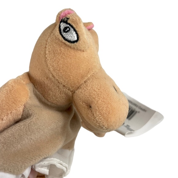 Vintage Deadstock Disney Store Exclusive Fantasia Hippo Bean Bag Plush Ballerina - Picture 11 of 12